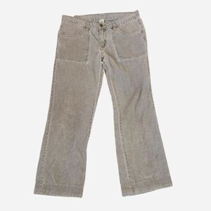 PrAna Vintage Y2K 2000s Corduroy Cargo Style Low Rise Flare Jean Pants Medium